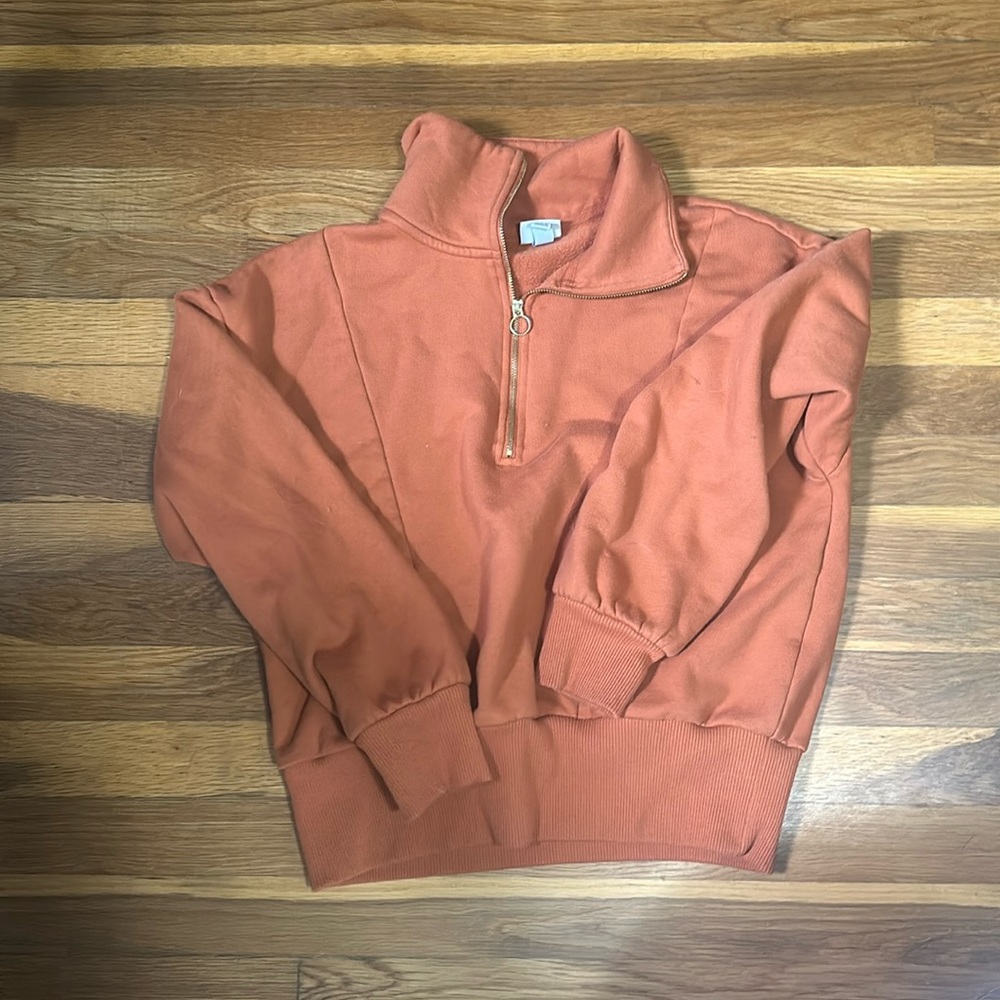 Quarter zip sweater